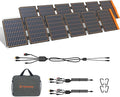 FlexSolar 2PCS 60W Portable Solar Panels Chargers with PD3.0 USB-CQC3.0 USB-A and DC Outputs Foldable IP67 Waterproof Power Emergency Camping for Small Power Station GeneratorPhones Power Banks