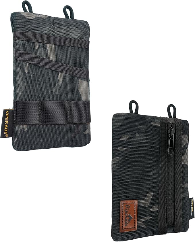VIPERADE VE1 Pocket Organizer EDC Pouch for Men EDC Organizer Storage EDC Gears Multitool Pocket Pouch Hold Your Flashlight/Pocket Knife Pen Notebook