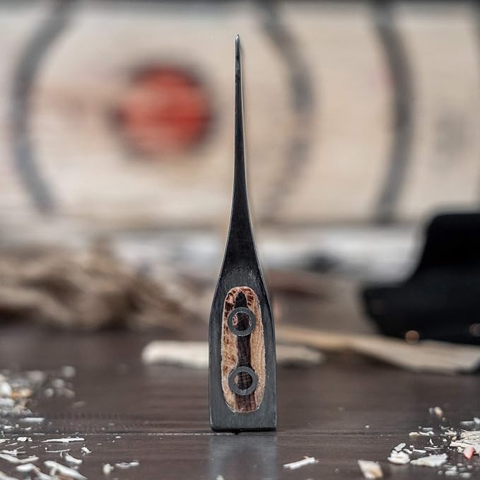 The Ace of Spades (3rd Generation): World Axe Throwing League Premium Competition Throwing Axe with Throwing Hatchet Nylon Sheath and Hickory Wooden Handle (Patented Design)