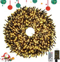 100FT 2000 LED Christmas Cluster Lights Firecracker String Lights with Remote &amp 8 Modes &amp Timer Waterproof Fairy Twinkle Light Plug in for Indoor Outdoor Party Yard Xmas Tree Decoration War