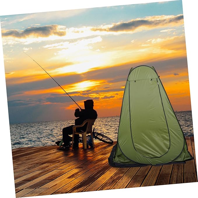Balacoo Portable Privacy Shower Tent for Camping Outdoor Changing Room with Space Quick Setup Lightweight for Fishing and Outdoor Activities