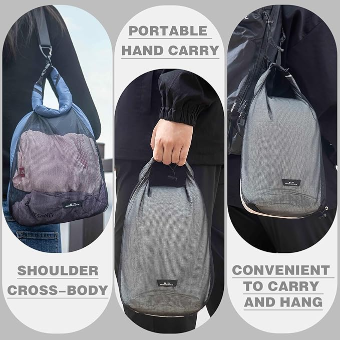 Bee Nesting Waterproof dry sack Lightweight Dry Bag Soft and comfortable stuff sacks for backpacking Rafting Boating Camping (Bule 4L 8L)