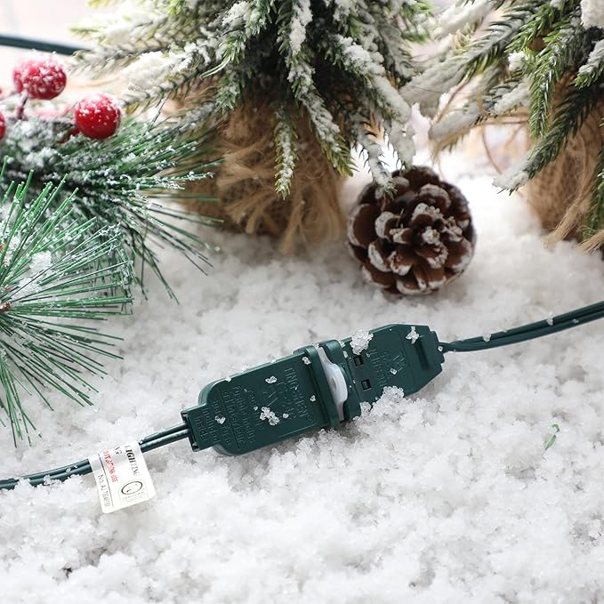 25 Sets Green Weatherproof Gaskets and Plug Protectors Covers Outdoor Plug Cover Extension Gfci Cord Christmas Lighting Installation Weatherproof Kit Outdoor Stop Tripping