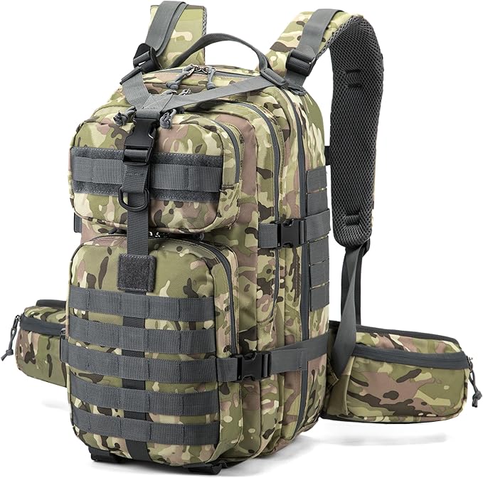 Camo hunting backpacksmall tactical backpack military backpack for men camping backpack 3-day bag(Camouflage)