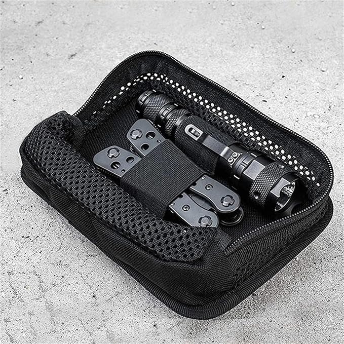 Tactical Internal Mesh Pocket Modular Insert Pouch Hunting Vest Backpack Organizer Bag Hook Fastener Utility Admin Pack