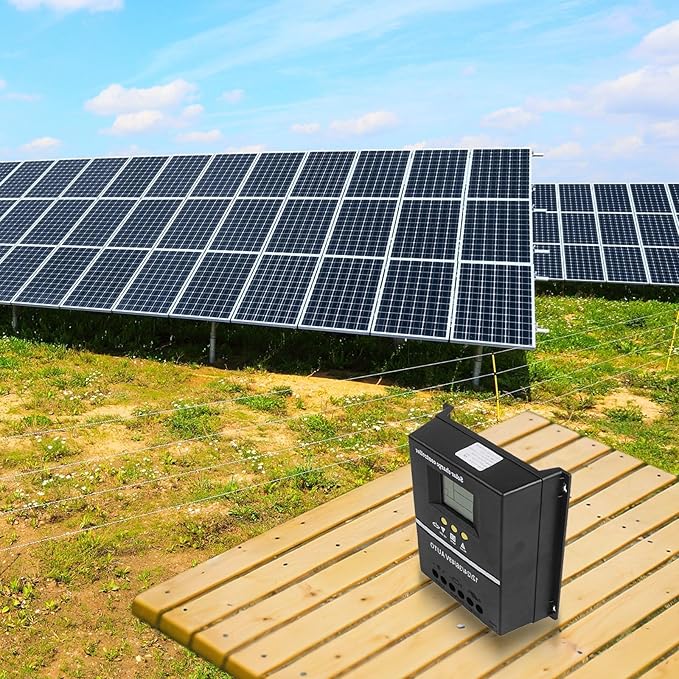 200A MPPT Solar Charge Controller 12V / 24V / 36V / 48V with LCD Display Battery Regulator and Dual USB Ports for Solar