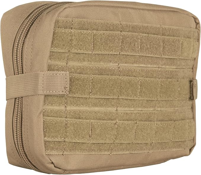 FOX OUTDOOR PRODUCTS Enhanced Multi-Field Tool &amp Accessory Pouch | Modular Utility Pouch with Drop Flap &amp Internal Organizers