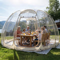 Pop Up Bubble Tent15 x 15 ft Outdoor Greenhouse Clear Camping Shelters8-12 Persons Igloo TentPVC 540°Degree Fully TransparentWeatherproof and Cold Protection Portablefor Patio and Backyard