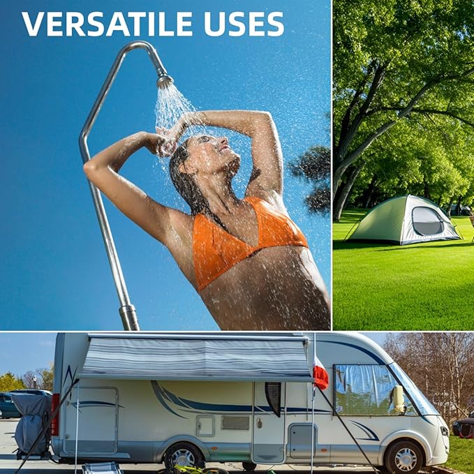 Portable Shower Pan Foldable Shower Base Floor Outdoor Shower Enclosure Base Shower Stall Base for Indoor and Outdoor