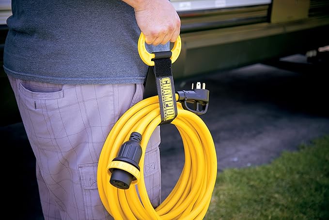 Champion Power Equipment 30-Foot 30-Amp 125-Volt RV Generator Power Cord (TT-30P to L5-30R)
