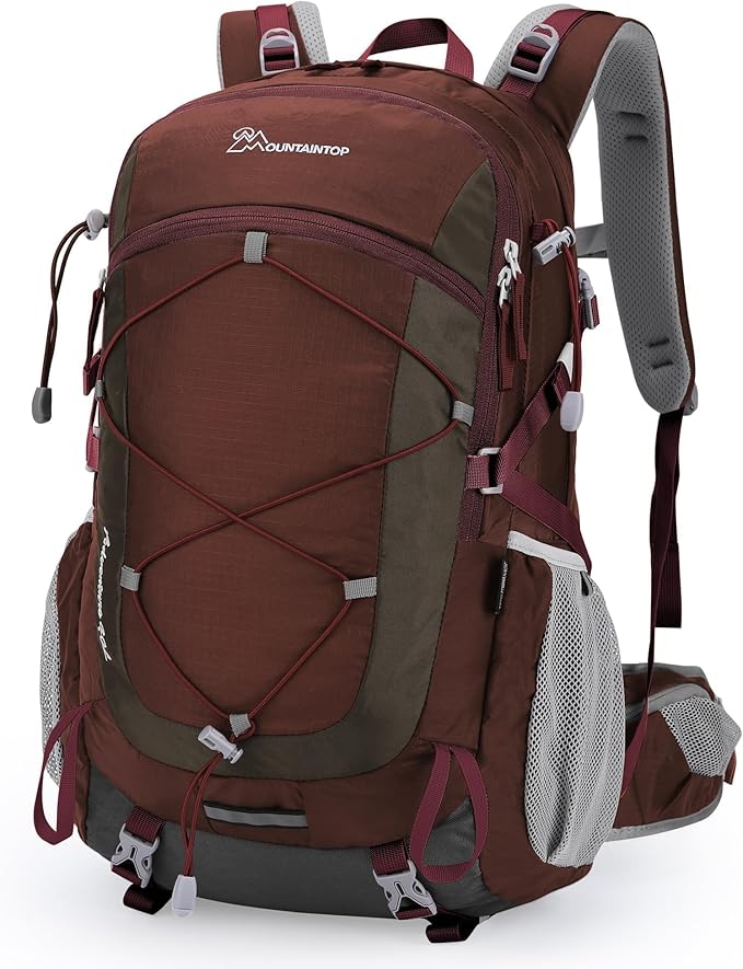 MOUNTAINTOP 25L/40L Hiking BackpackLightweight Travel Backpack for Men Women Outdoor Backpacking Camping