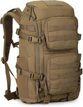 45L Tactical Backpack Military Molle Backpack with 17 Laptop Compartment Survival Large Hiking Travel Rucksack for Outdoors