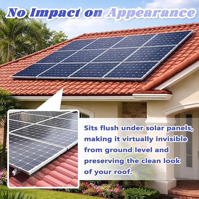 PROLEE 6 Inch X 100FT Solar Panel Bird Guard Anti-Rust Critter Guard with 100 Fastener Clips Rooftop Solar Panel Bird Wire Screen Removable Without Damage(6 Inch x 100 Feet)