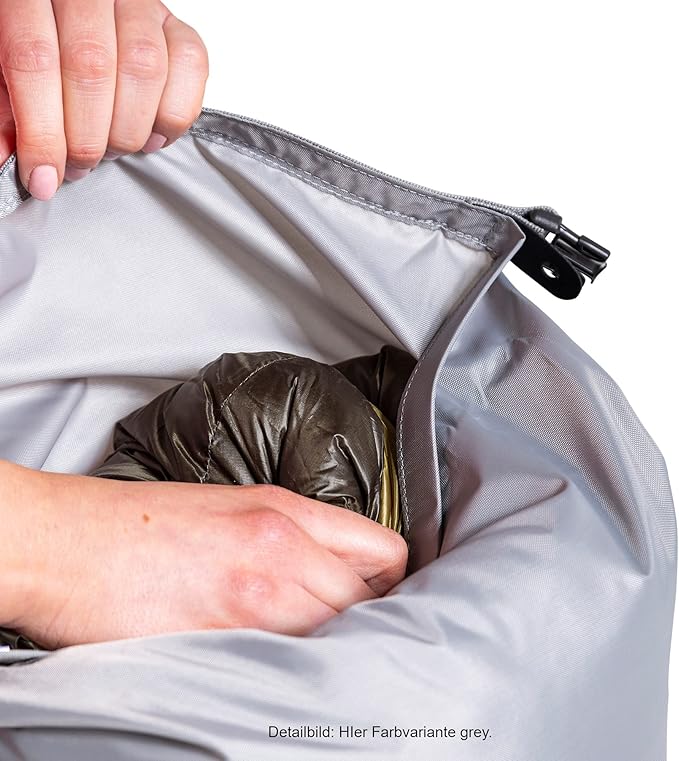 Tatonka Unisex - Adult Dry Bag 18 Litre Storage Bag Black Diameter 24 x 54 cm
