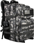 Zavothy 45L Military Tactical Backpack Army 3-Day Assault Pack Bug Out Bag for Hiking Camping | Army Bag Large Rucksack with Molle System