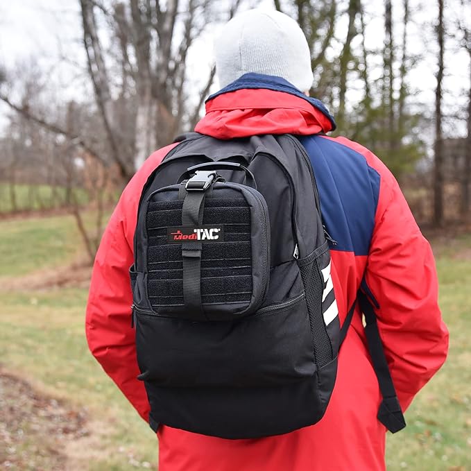 MediTac Small Owl Type Tactical Trauma Bag Feat. Rip-Away Velcro Fastener Bag Backpack MOLLE Bag Rucksack Pack