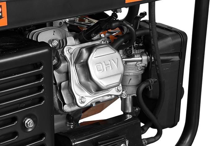 WEN 4750-Watt 120V/240V Dual Fuel Portable Generator with Wheel Kit and Electric Start (DF475T)