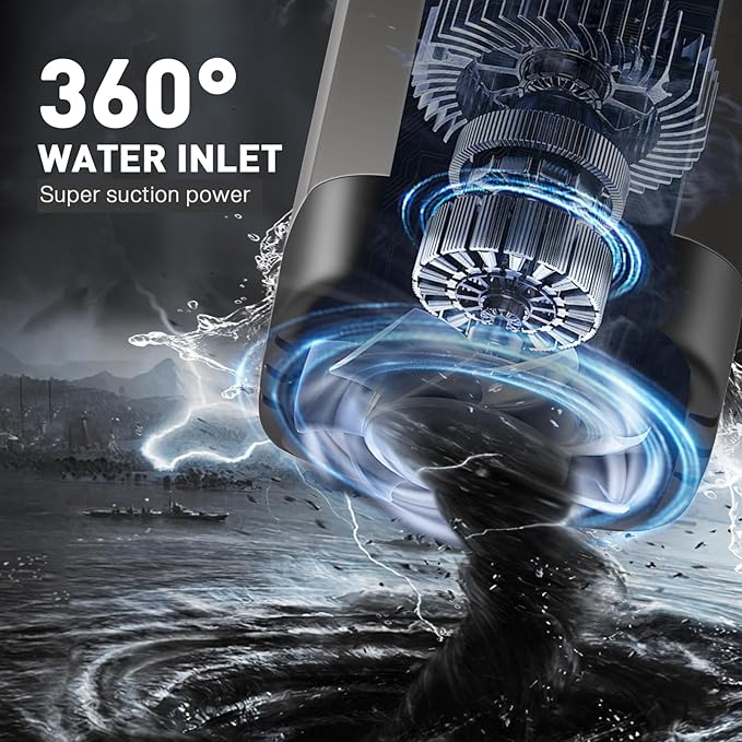 MIAOKE Upgrade Portable Camping Shower 7800mAh Outdoor Electric Shower Rechargeable Pump with Intelligent Digital Display Temperature Display Shower Head for Camping Hiking Traveling