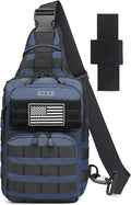 ATBP Tactical Sling Backpack With Holster Military Crossbody Bag for Men Single Shoulder Back Pack 10L