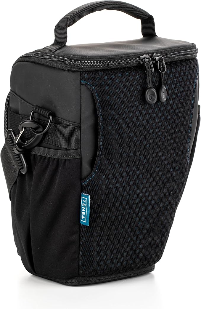 Tenba Axis v2 4L Top Loader Camera Bag for DSLR or Mirrorless Camera with Attached 24-70mm (or 70-200mm 2.8 When Bag is expanded) – Black (637-750)