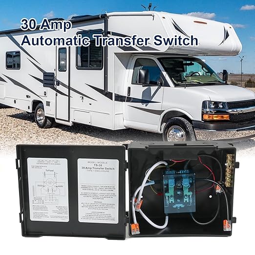 30 Amp Automatic Transfer Switch Rated 120VAC Applied to RV