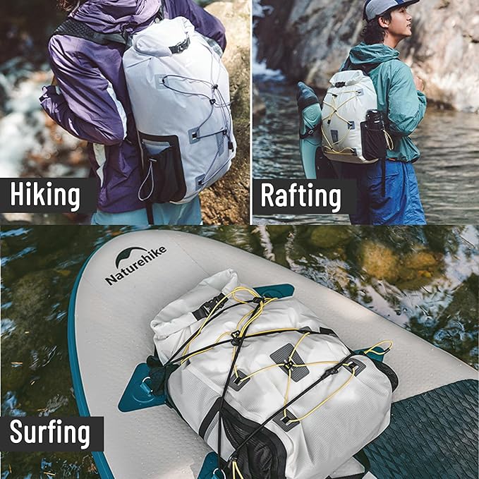 Naturehike Foldable Waterproof Backpack 18L/25L Lightweight Floating Dry Bag for Men &amp Women Day Pack for Kayaking Beach