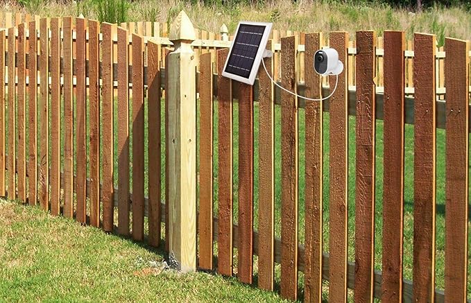 Wasserstein 2W 6V Solar Panel with 13.1ft/4m Cable Compatible with Arlo Ultra/Ultra 2 Pro 3/4/5S ONLY (2-Pack White) (Camera Not Included) – NOT Compatible with Arlo Pro (6th Gen)/ Pro/Pro 2
