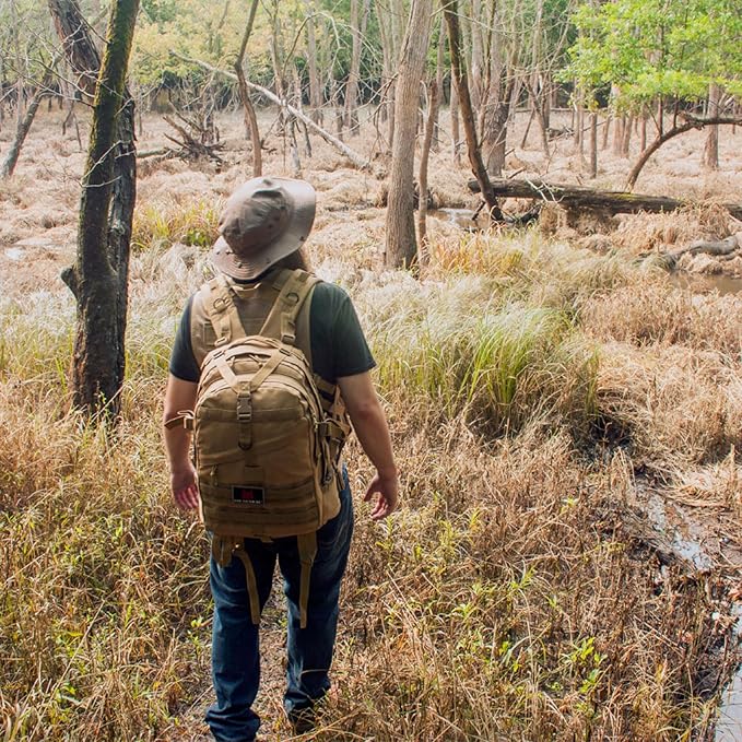 FOX OUTDOOR PRODUCTS Large Transport Pack | 37L Tactical Backpack with Compression Straps Hydration Pocket &amp Modular Webbing