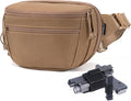 SHANGRI-LA Tactical Fanny Pack for Men and Women Low-Profile Waist Bag Holster Included Multi-Use for Hiking Travel EDC