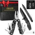 Multitool Gift Set for Men Dad Him 3-in-1 EDC Survival Kit with 14 in1 Multi-Pliers Pocket Knife &amp Tactical Pen | Premium Military-Grade Multi Tools for Camping Car Father’s Day Dad Gifts