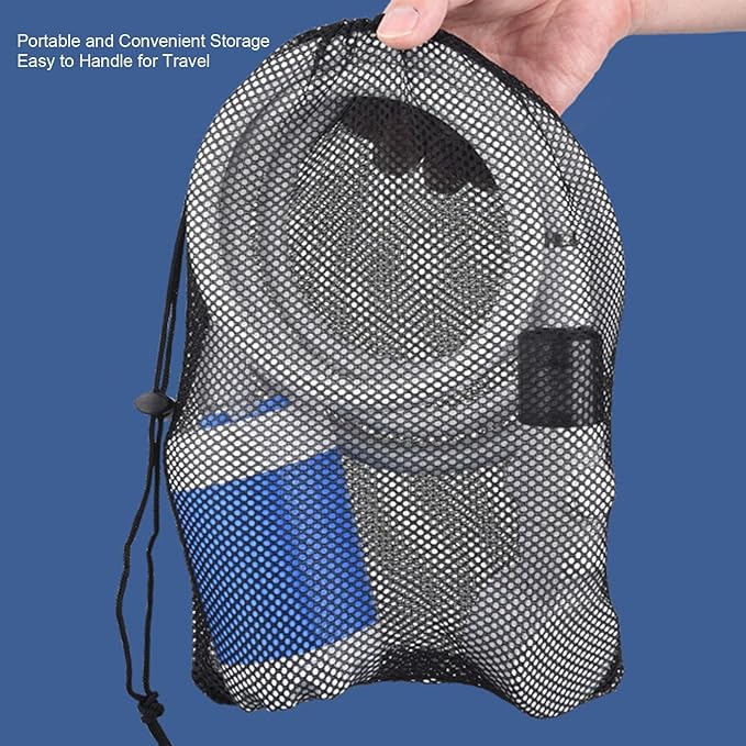Brrnoo Portable Camping Shower Rechargeable Outdoor Shower Pump with 4000mAh Battery 7.4V 15W Power for Camping Hiking Travel Car Washing Pet Cleaning (Blue)