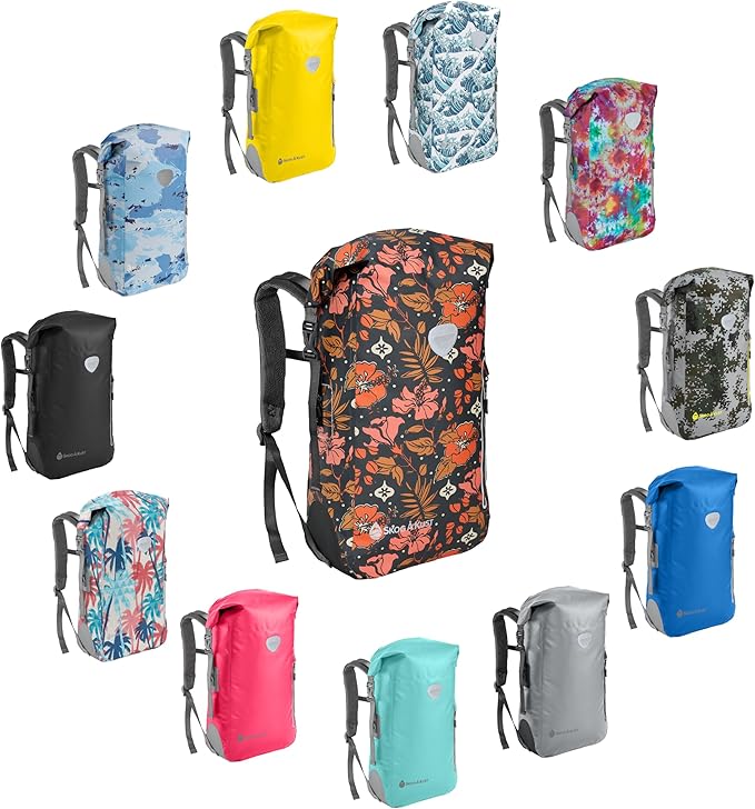 Skog Å Kust BackSak Heavy Duty Waterproof Backpack - Gear Bag for Sports Travel &amp More - 25 &amp 35 Liter Sizes