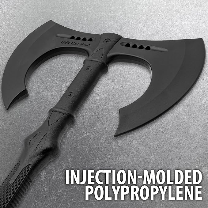 Honshu Training Axe | Lightweight Polypropylene Construction | Realistic Size and Balance | Textured Handle | Safe for Skill Development | Ideal for Practice Drills | Overall 27 1/5