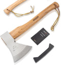 BÖKER PLUS® Appalachian Axe Small - Small Carbon Axe with Short Hickory Wood Handle - bushcraft Outdoor &amp Survival - Professional - with Rhenish Head 21.16 oz Made of Carbon Steel 1055