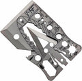 Adventur – 40+ Tools Titanium Survival Credit Card Multitool – Pocket Axe Tool with Knife Wrenches Can &amp Bottle Opener – Bug Out &amp Bushcraft Tool