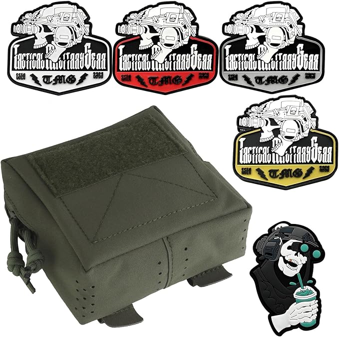 Tactical Molle Admin Pouch Multifunctional Outdoor Sports and Leisure Waist Bag Small GP General Purpose Pouches with Loop Panel for Vest Gun Belts Backpack Etc