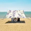 ALAZA Beautiful Lavender Beach Tent Sun Shelter Portable Canopy Sunshade for Outdoor Camping Picnics Backyard Fun 10x9 ft
