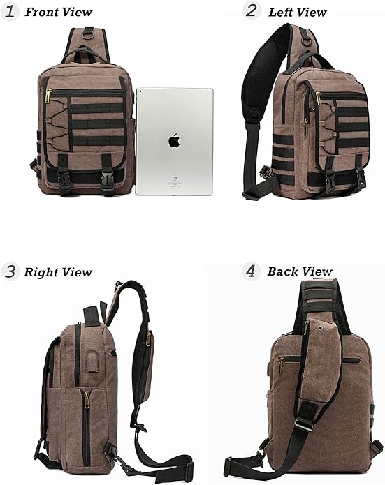 NICGID Tactical Military Backpack Daypack Molle Army Assault Pack Bug Out Bag Travel Fishing Hiking Trekking Rucksack