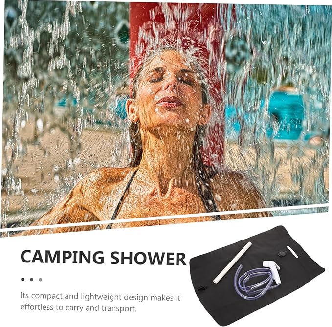 1set Portable Outdoor Shower Pouch Lightweight Camping Shower for Travel Hiking and Beach Use for Refreshing Cleanliness