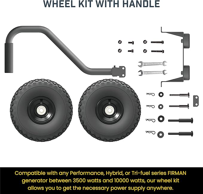 Firman 11 Pneumatic Wheel Kit and Handle