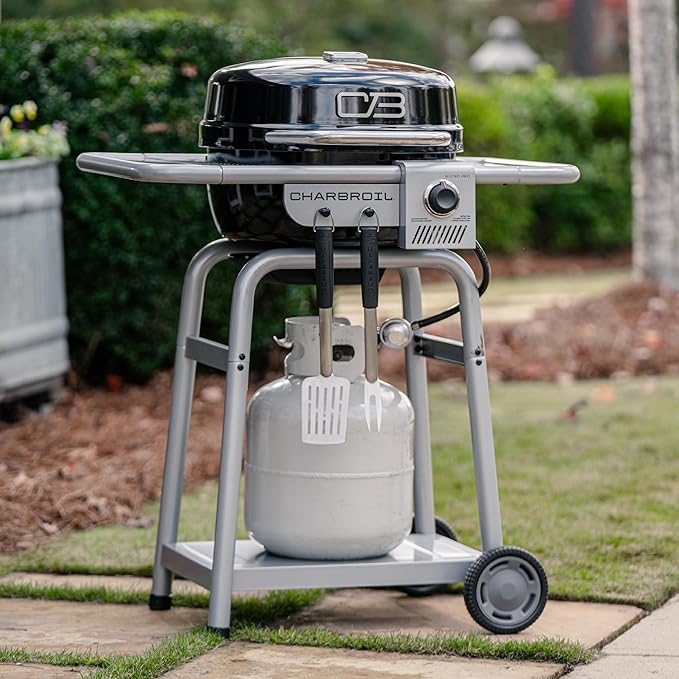 Charbroil Bistro Pro Gas Grill for Small Spaces and Patios Black - 25302161