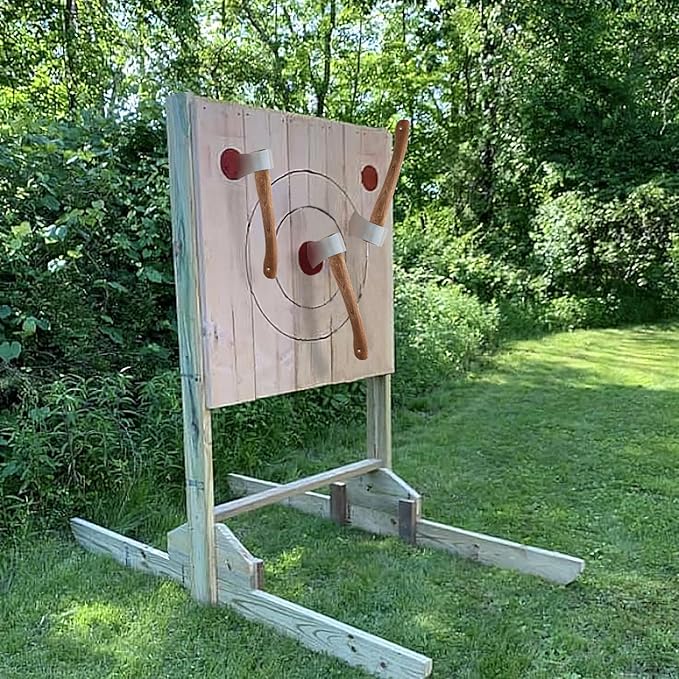 Throwing Axe 2Pack 14.5 Throwing Hatchet with High Carbon Steel &amp Wooden Handle Great for Axe Throwiing Game Competition and Recreation Gift for Men