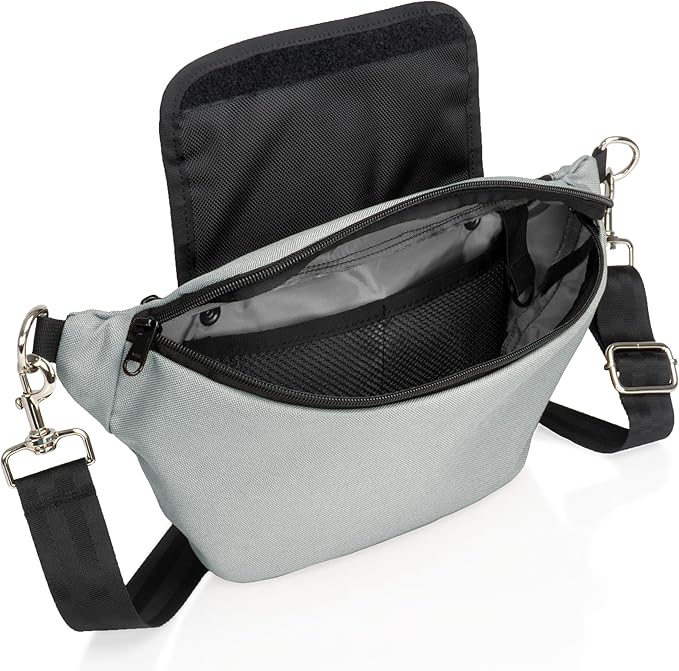 Xtreme Sight Line ~ AQUA G CUBƎ 25 Waterproof + SLING Cross-Body Faraday Bag ~ Protects Against EMP/CME/EMF/RF ~ Diamond Form Faraday Lined Interior ~ OD Green Combo