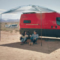 MoonShade Portable Vehicle Awning Extra Large 12' x 9' Lightweight Canopy for Trucks SUVs Vans Campers &amp Outdoor Adventures (Shadow Blue XL)