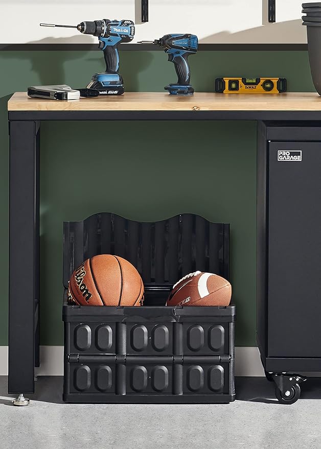 ClosetMaid ProGarage 10848 12 Quart Utility Storage Tote Container Black