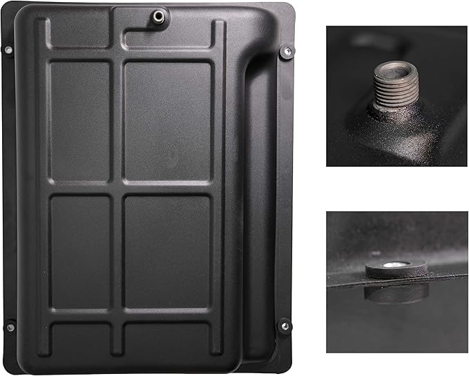 JMCHstore OEM Metal Generator Gas Fuel Tank for Generac GP5500 GP6500 RS5500 RS7000E GP7500E RS8000E XT8000E XT8500EFI 0H7510A / 0H75100SRV 5500w 6500 6500w 7500 389cc OHV Portable Generator Black