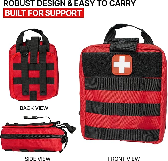Orca Tactical MOLLE Rip Away EMT First Aid IFAK Pouch Medical Empty Bag