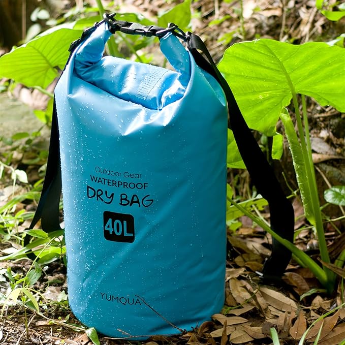 UMQUA 40L Waterproof Dry Bag Bundle with 3 Piece Waterproof Pouches