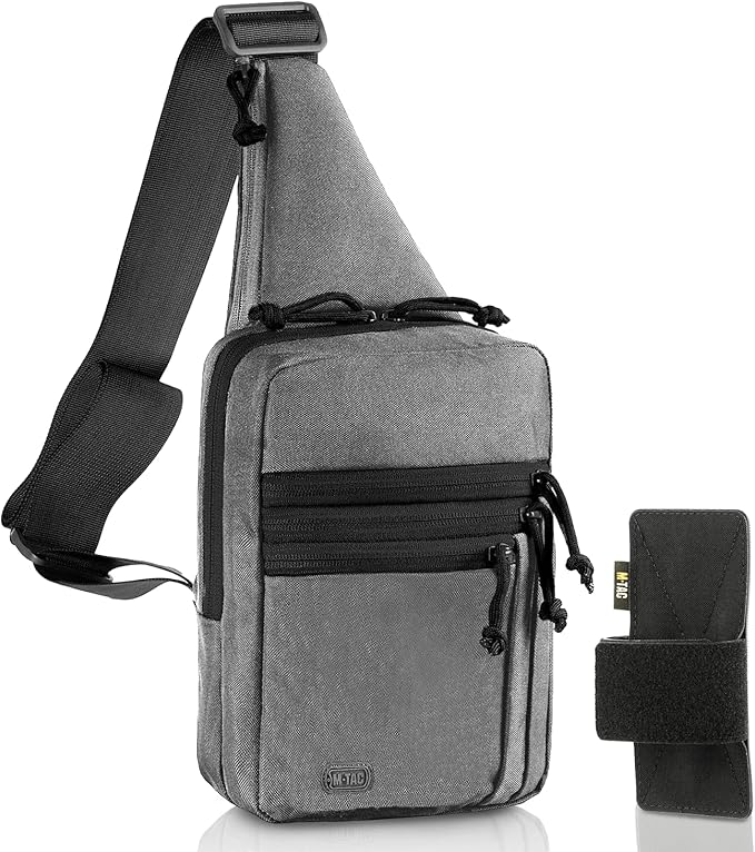 M-Tac CCW Sling Bag for Men &amp Women - EDC Shoulder Bag Tactical - Crossbody Concealed Carry Bag - Mens Chest Pack