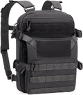 ABP Tactical MOLLE Hydration Backpack Military Assault Vest Back Panel Pack for Men Training Hiking Airsoft